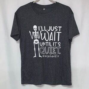 Charcoal Teacher Graphic Women's Tee